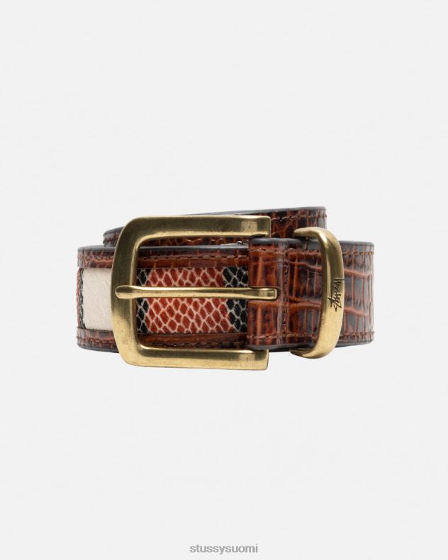 muut konjakki nahkainen päällysvyö STUSSY sukupuolineutraali 2886P435