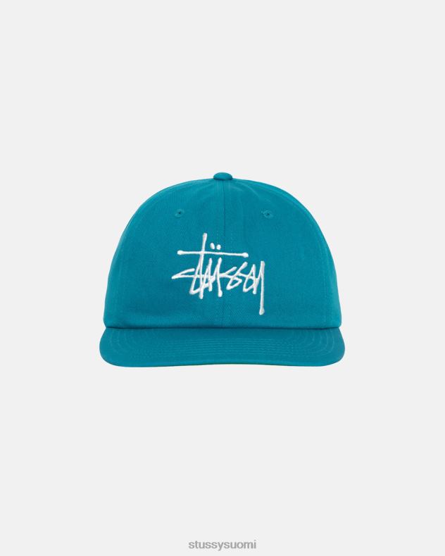 päähineet sinivihreä perus strapback korkki STUSSY sukupuolineutraali 2886P400
