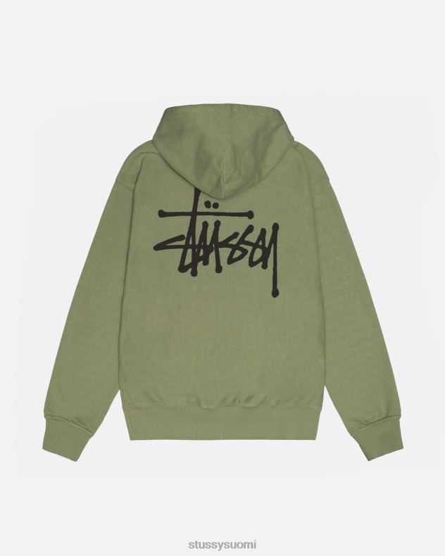hikoilee artisokka peruspigmentillä värjätty huppari STUSSY sukupuolineutraali 2886P190