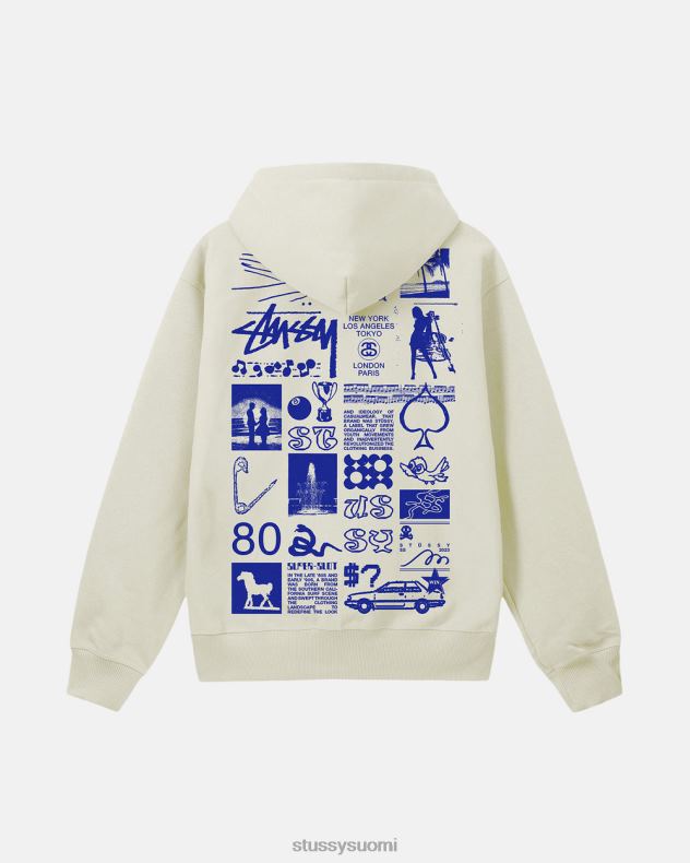 hikoilee kivi sara vetoketjullinen huppari STUSSY sukupuolineutraali 2886P167