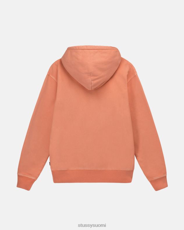 hikoilee koralli Pigmentillä värjätty fleecehuppari STUSSY sukupuolineutraali 2886P233