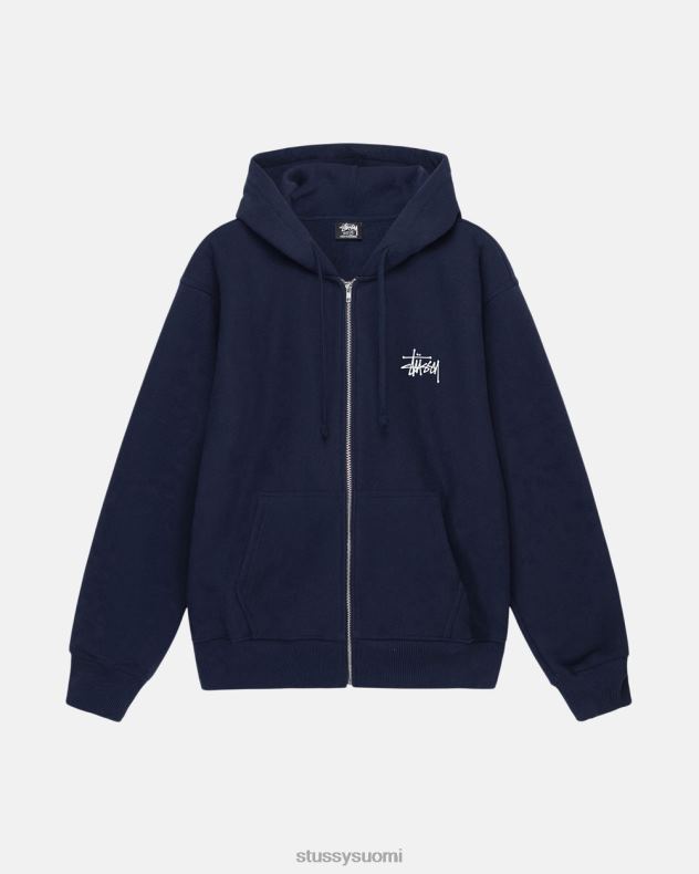 hikoilee laivasto perus vetoketjullinen huppari STUSSY sukupuolineutraali 2886P203