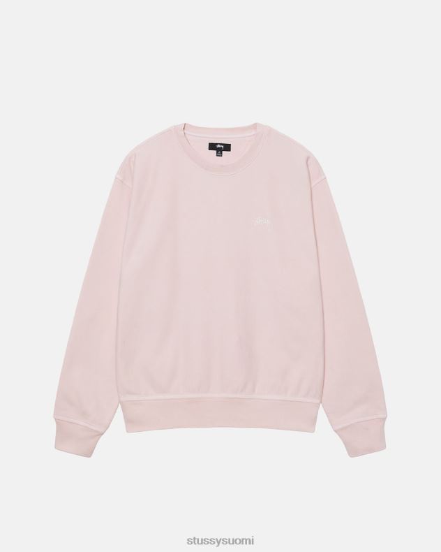 hikoilee lt. vaaleanpunainen overdyed stock logo crew STUSSY sukupuolineutraali 2886P128