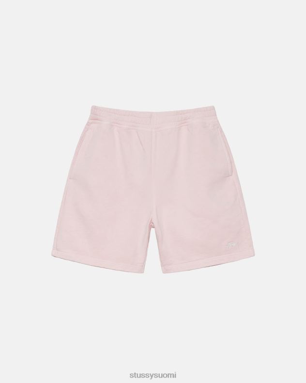 hikoilee lt. vaaleanpunainen overdyed stock logo hiki short STUSSY sukupuolineutraali 2886P129