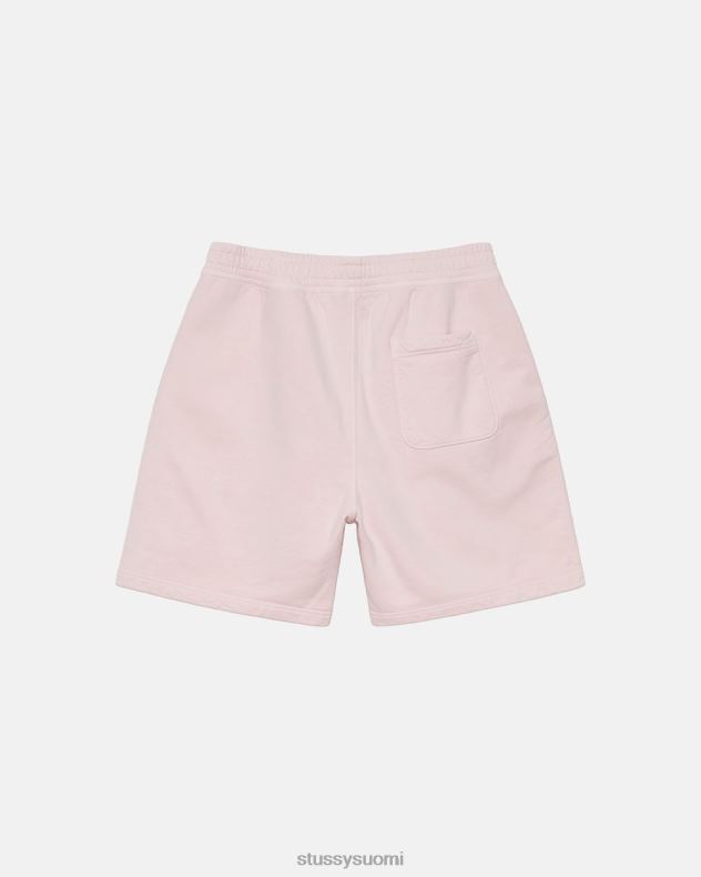 hikoilee lt. vaaleanpunainen overdyed stock logo hiki short STUSSY sukupuolineutraali 2886P129
