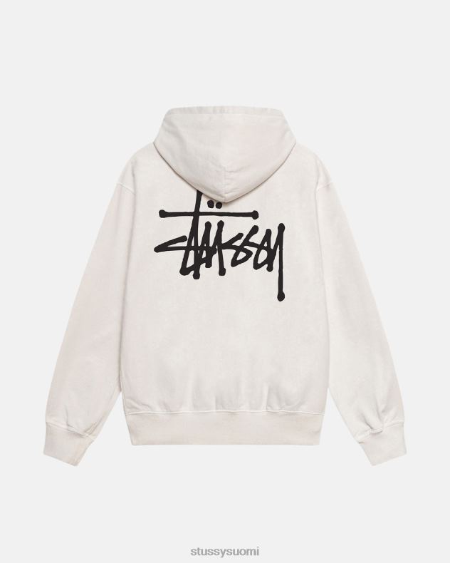 hikoilee luonnollinen peruspigmentillä värjätty huppari STUSSY sukupuolineutraali 2886P189