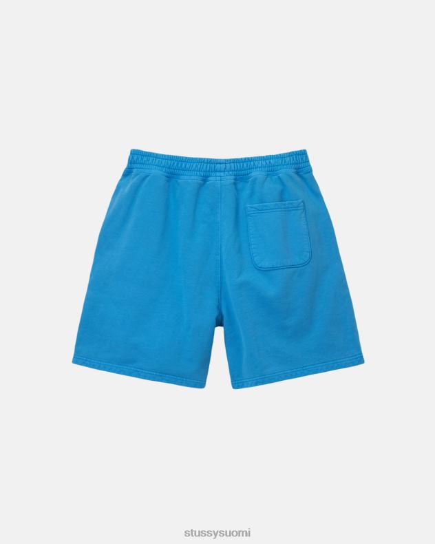 hikoilee sininen Pigmentillä värjätty fleece lyhyt STUSSY sukupuolineutraali 2886P222