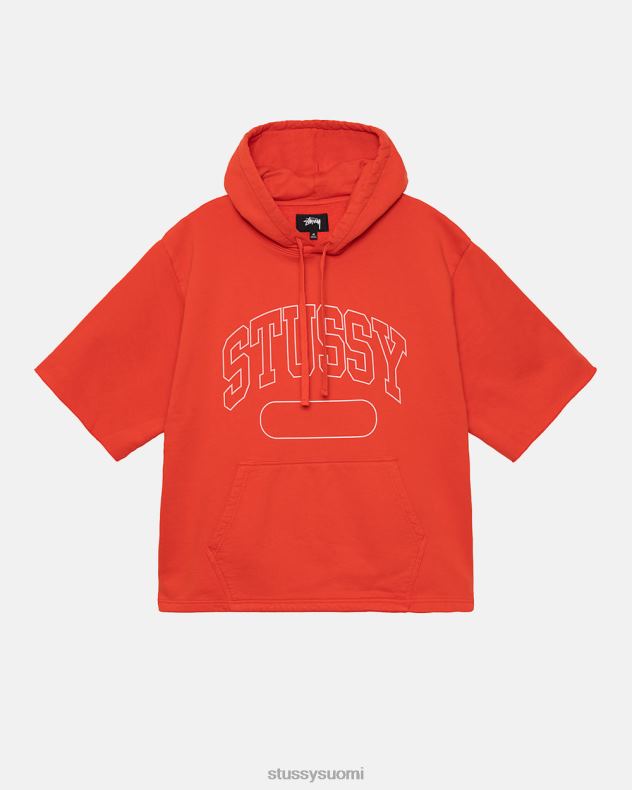 hikoilee syvä oranssi ss boxy lyhennetty huppari STUSSY sukupuolineutraali 2886P162