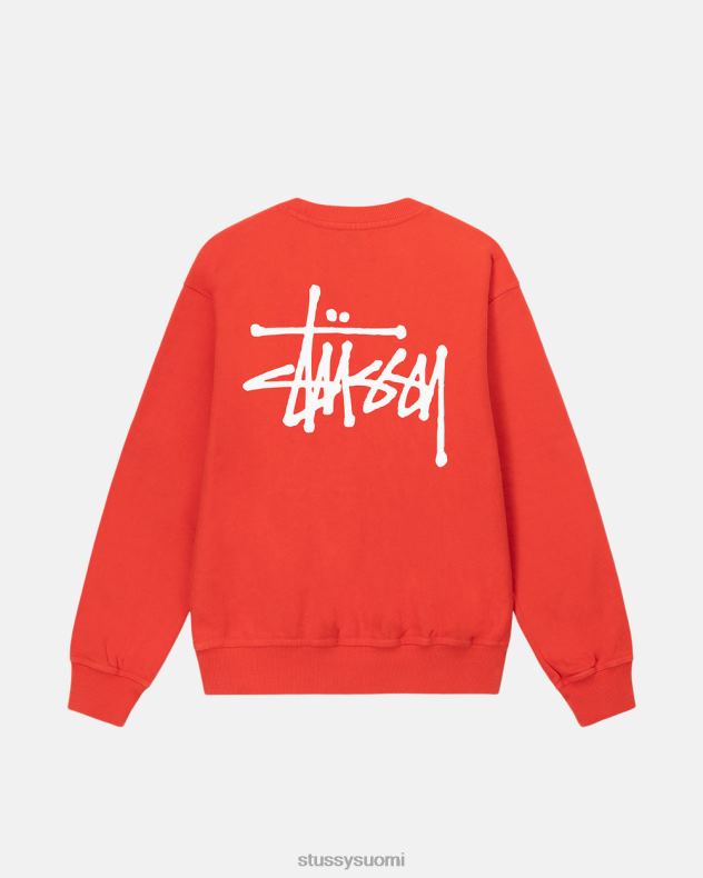 hikoilee tomaatti peruspigmentillä värjätty miehistö STUSSY sukupuolineutraali 2886P187