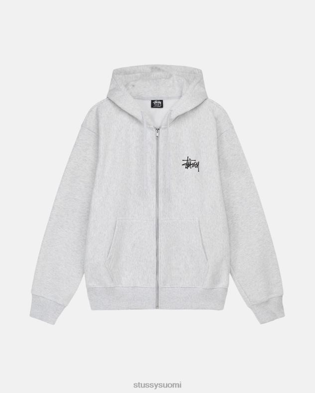 hikoilee tuhka kanerva perus vetoketjullinen huppari STUSSY sukupuolineutraali 2886P202