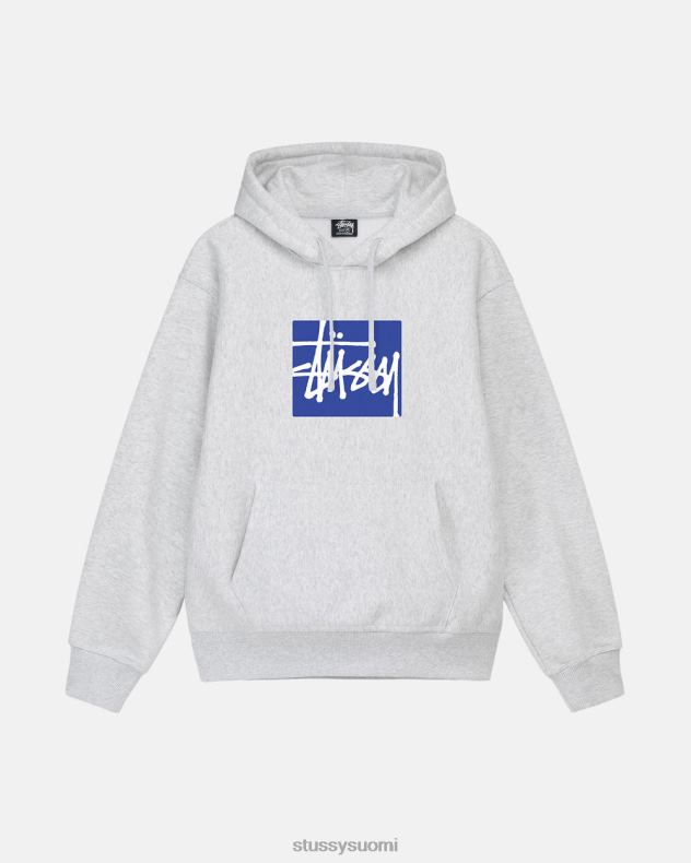 hikoilee tuhka kanerva stock box-huppari STUSSY sukupuolineutraali 2886P181