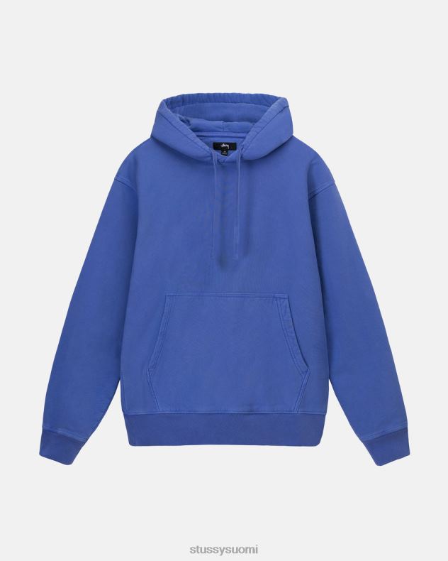 hikoilee ultramariini Pigmentillä värjätty fleecehuppari STUSSY sukupuolineutraali 2886P231