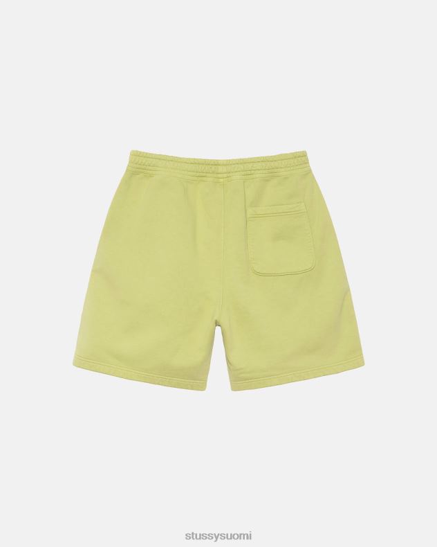 hikoilee vaaleanvihreä overdyed stock logo hiki short STUSSY sukupuolineutraali 2886P132