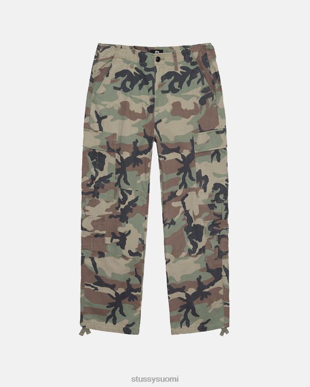 housut camo ripstop ylijäämärahti STUSSY sukupuolineutraali 2886P344