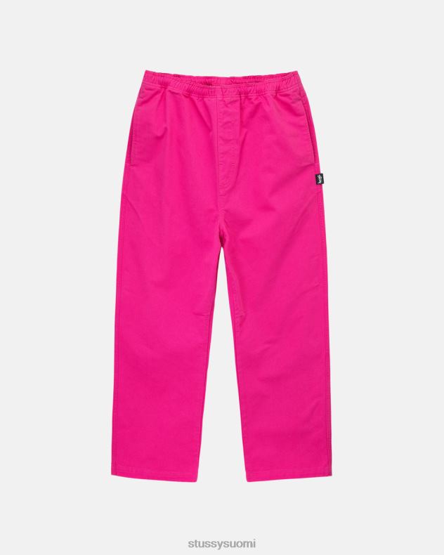 housut kuuma pinkki harjatut rantahousut STUSSY sukupuolineutraali 2886P321