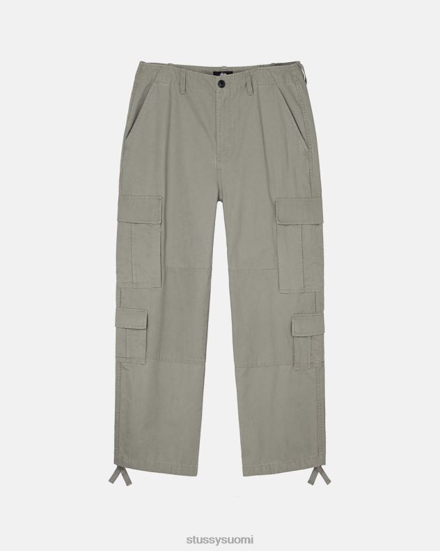 housut oliivi ripstop ylijäämärahti STUSSY sukupuolineutraali 2886P341