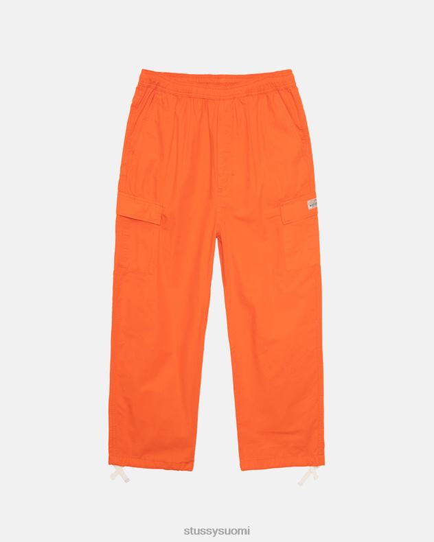 housut oranssi ripstop cargo rantahousut STUSSY sukupuolineutraali 2886P338