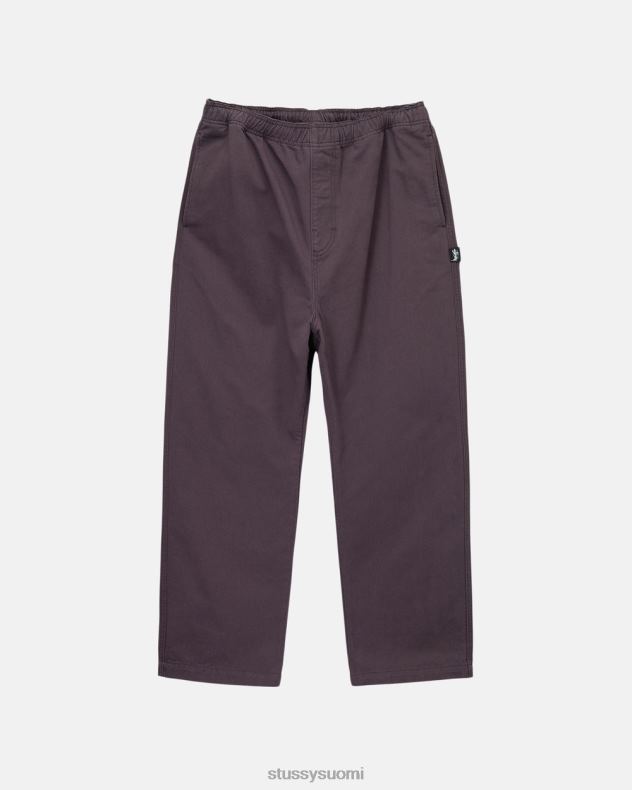 housut viiniä harjatut rantahousut STUSSY sukupuolineutraali 2886P316