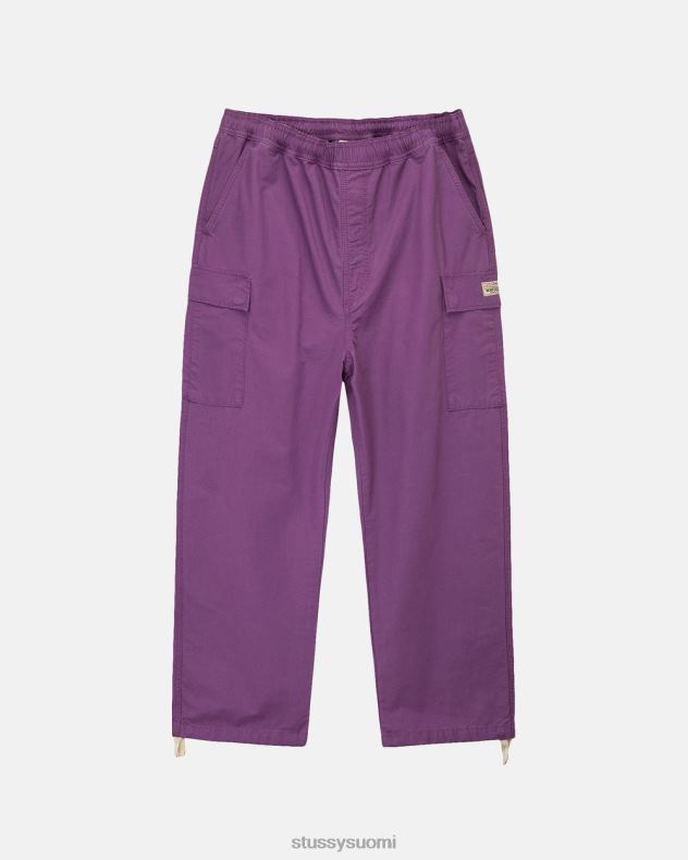 housut violetti ripstop cargo rantahousut STUSSY sukupuolineutraali 2886P336