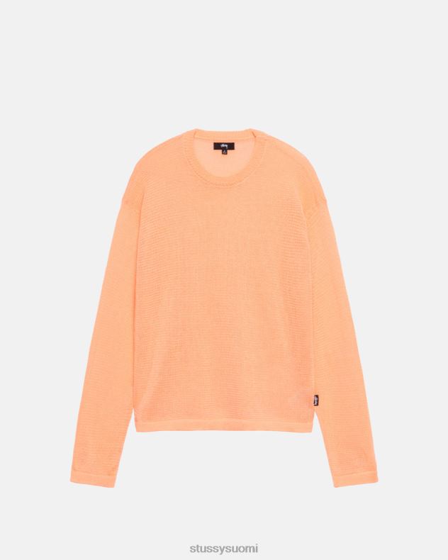 neuleita oranssi valoherkkä villapaita STUSSY sukupuolineutraali 2886P247
