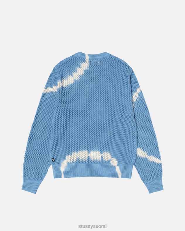 neuleita solmioväri sininen Pigmentillä värjätty löysä neule STUSSY sukupuolineutraali 2886P254