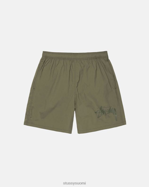 shortsit oliivi big stock nylon lyhyt STUSSY sukupuolineutraali 2886P292
