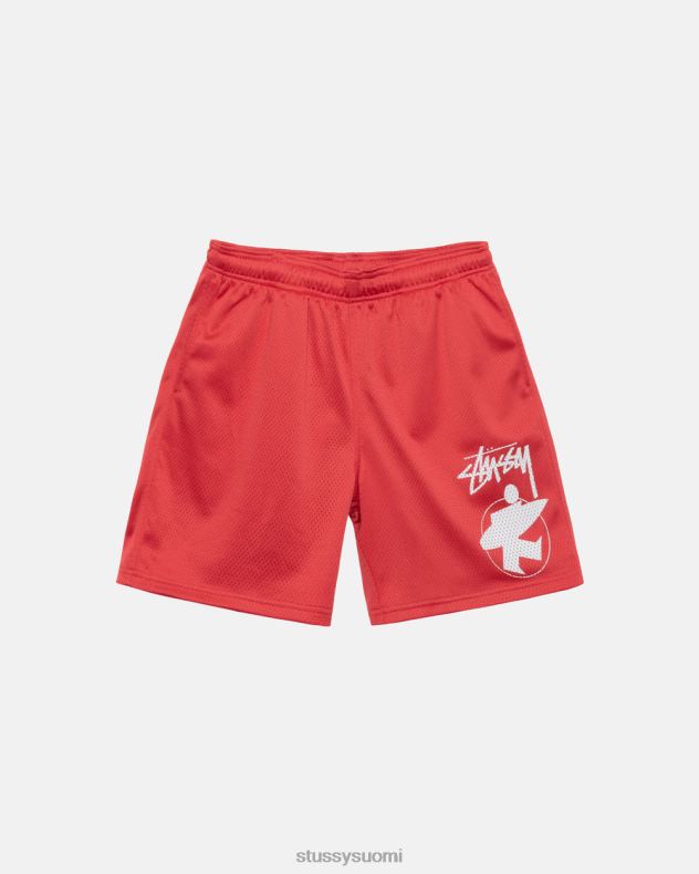 shortsit punainen surfman mesh lyhyt STUSSY sukupuolineutraali 2886P294