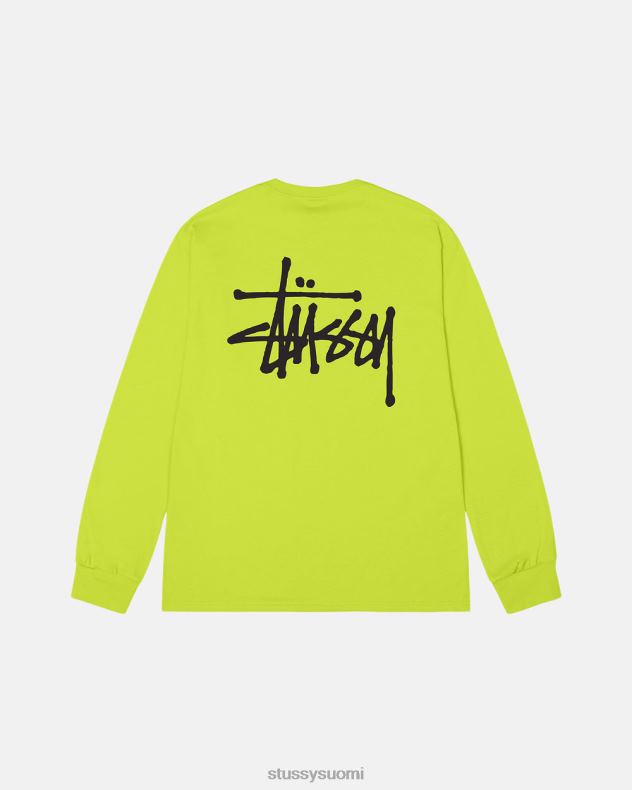 t-paidat Keylime perus ls tee STUSSY sukupuolineutraali 2886P59