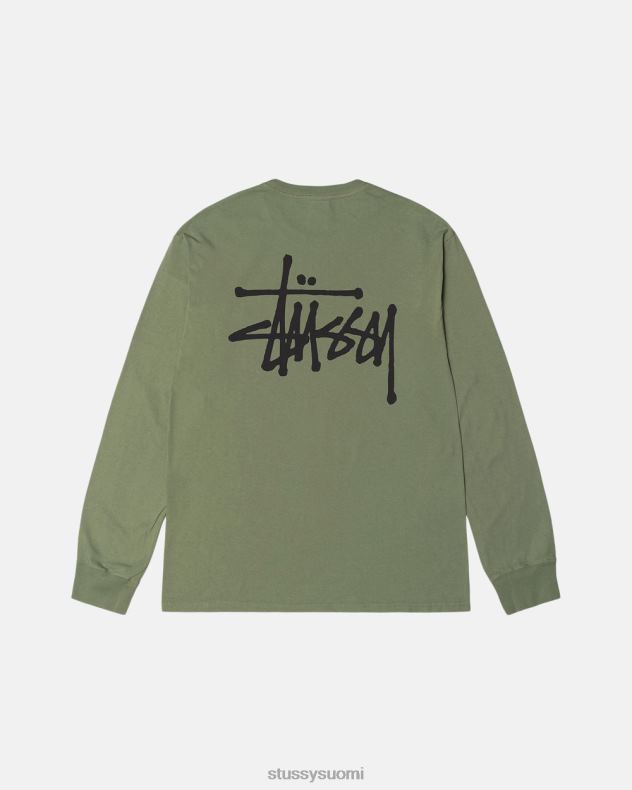 t-paidat artisokka peruspigmentillä värjätty ls tee STUSSY sukupuolineutraali 2886P64