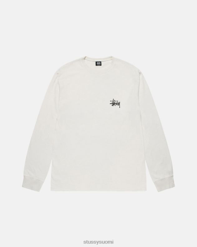 t-paidat luonnollinen peruspigmentillä värjätty ls tee STUSSY sukupuolineutraali 2886P63