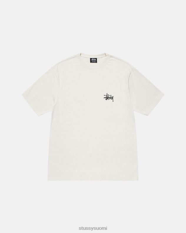 t-paidat luonnollinen peruspigmentillä värjätty t-paita STUSSY sukupuolineutraali 2886P31