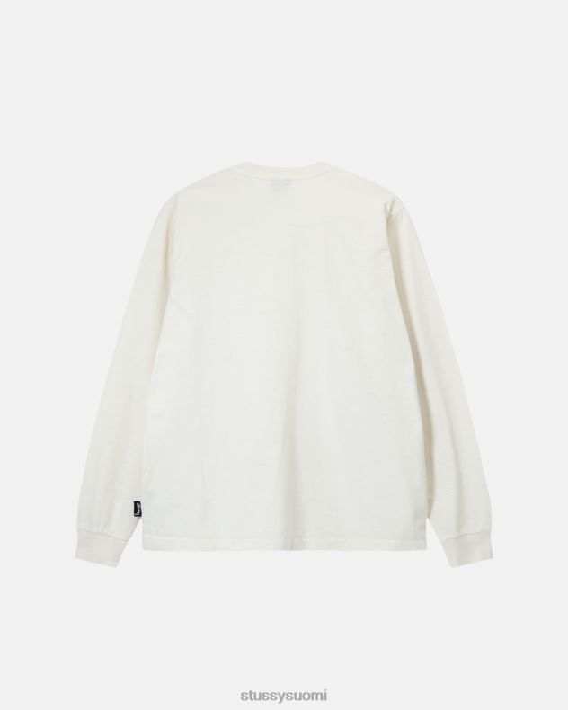 t-paidat luonnollinen raskas pigmentti värjätty ls crew STUSSY sukupuolineutraali 2886P82