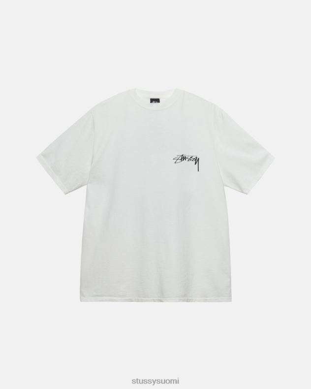 t-paidat luonnollinen vanha pistepigmentillä värjätty t-paita STUSSY sukupuolineutraali 2886P28