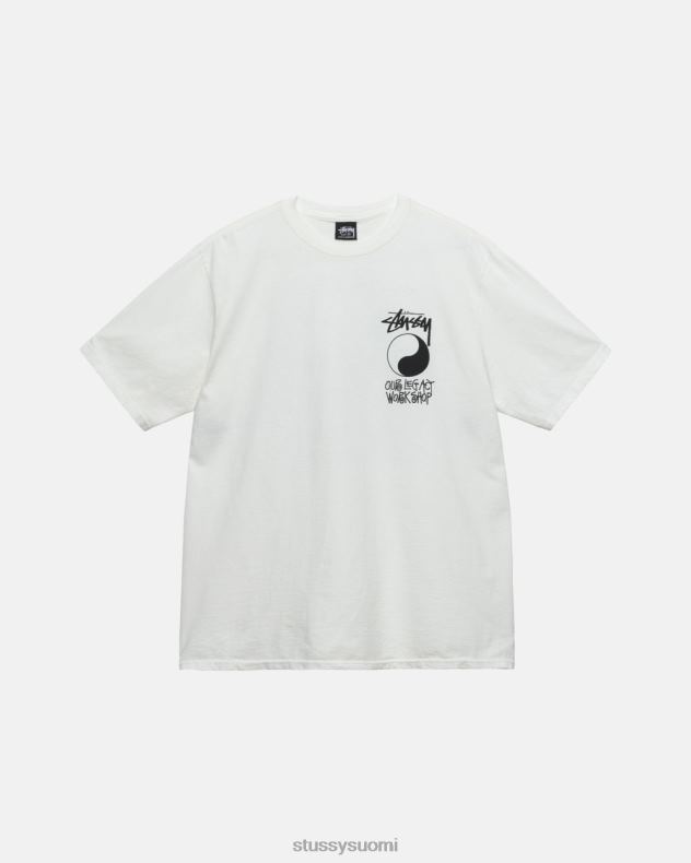 t-paidat luonnollinen vanhan kehyksen pigmentillä värjätty t-paita STUSSY sukupuolineutraali 2886P25