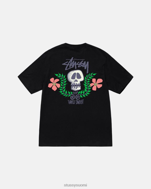 t-paidat musta Skull Crest T-paita STUSSY sukupuolineutraali 2886P48