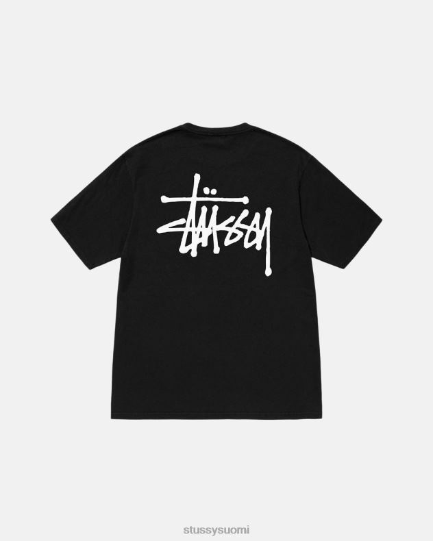 t-paidat musta peruspigmentillä värjätty t-paita STUSSY sukupuolineutraali 2886P497