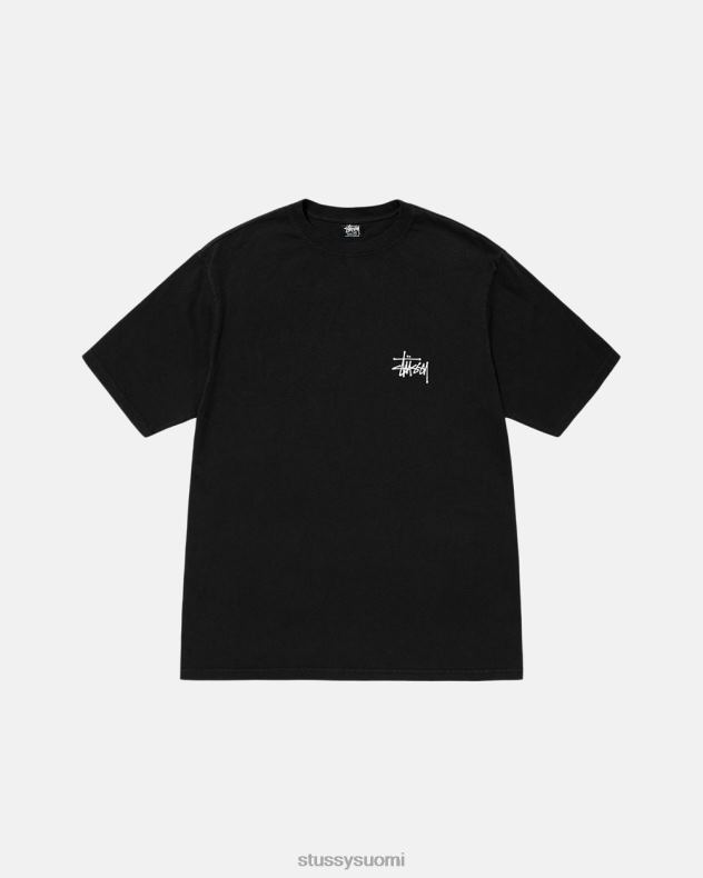 t-paidat musta peruspigmentillä värjätty t-paita STUSSY sukupuolineutraali 2886P497