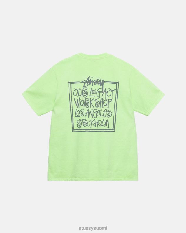 t-paidat paratiisi vanhan kehyksen pigmentillä värjätty t-paita STUSSY sukupuolineutraali 2886P26