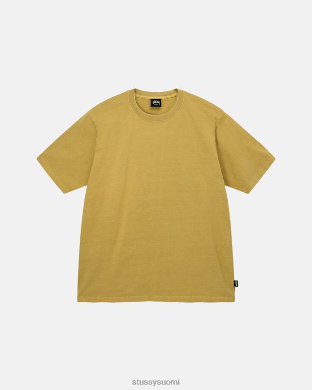 t-paidat sinappi raskas pigmenttivärjätty miehistö STUSSY sukupuolineutraali 2886P74