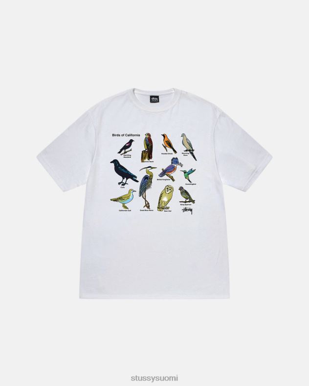 t-paidat valkoinen california birds tee STUSSY sukupuolineutraali 2886P14