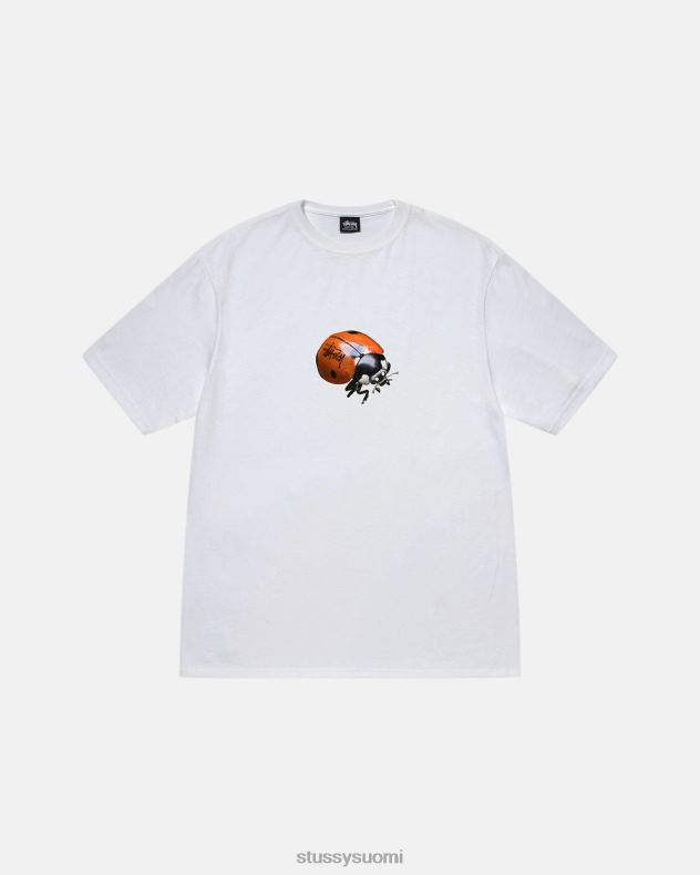 t-paidat valkoinen leppäkerttu t-paita STUSSY sukupuolineutraali 2886P17