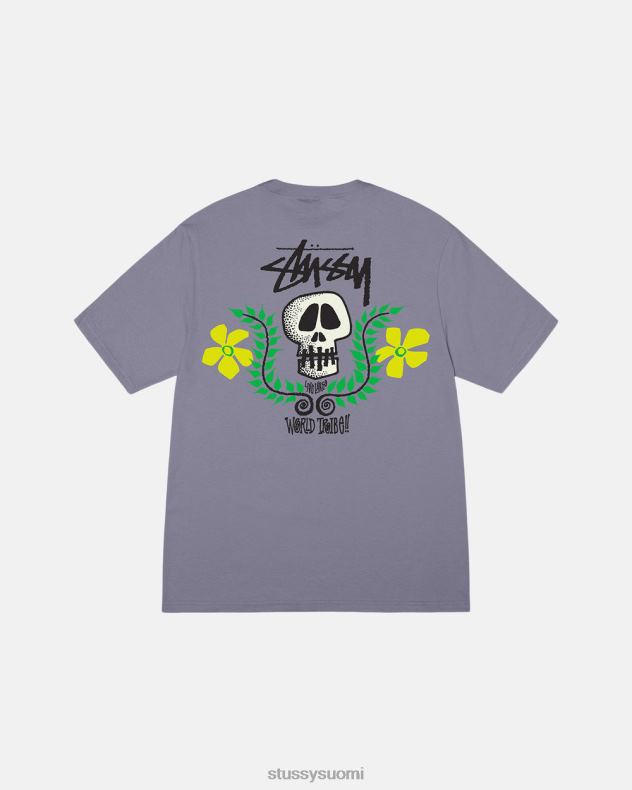 t-paidat violetti Skull Crest T-paita STUSSY sukupuolineutraali 2886P50