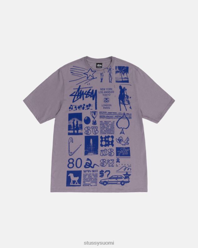 t-paidat violetti sara tee STUSSY sukupuolineutraali 2886P46