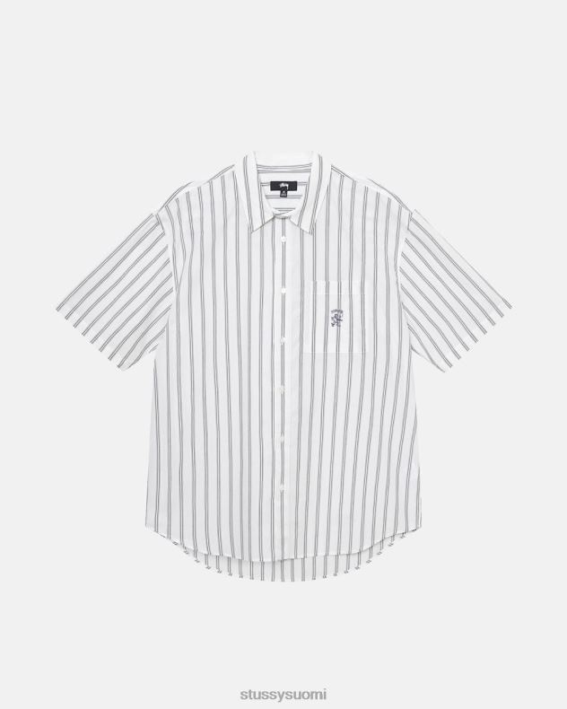 toppi & paidat luonnonvalkoinen raita boxy raidallinen ss-paita STUSSY sukupuolineutraali 2886P502