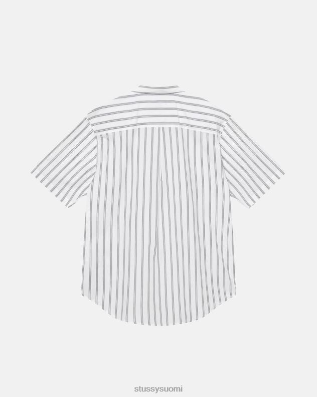 toppi & paidat luonnonvalkoinen raita boxy raidallinen ss-paita STUSSY sukupuolineutraali 2886P502